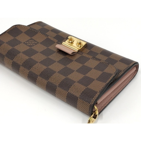 Louis Vuitton Portefeuille Croisette Chain Wallet Damier Ebene - Picture 4 of 7